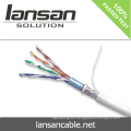 LANSAN impermeable UTP cat5e cable exterior TIA / EIA568B estándar de cableado con prueba de fluke pasado